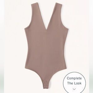 Abercrombie & fitch v neck tank bodysuit NWT